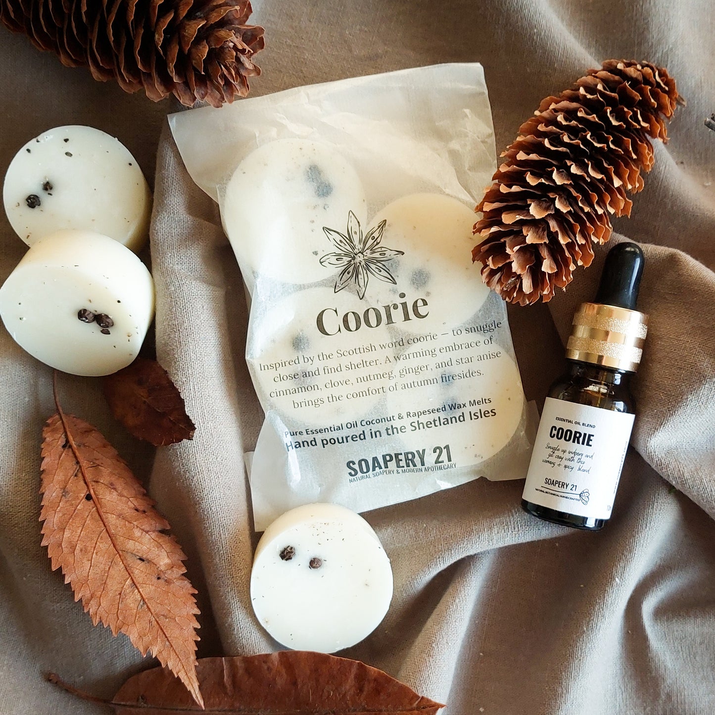 COORIE Wax Melts | Fireside Spiced Autumn Scent