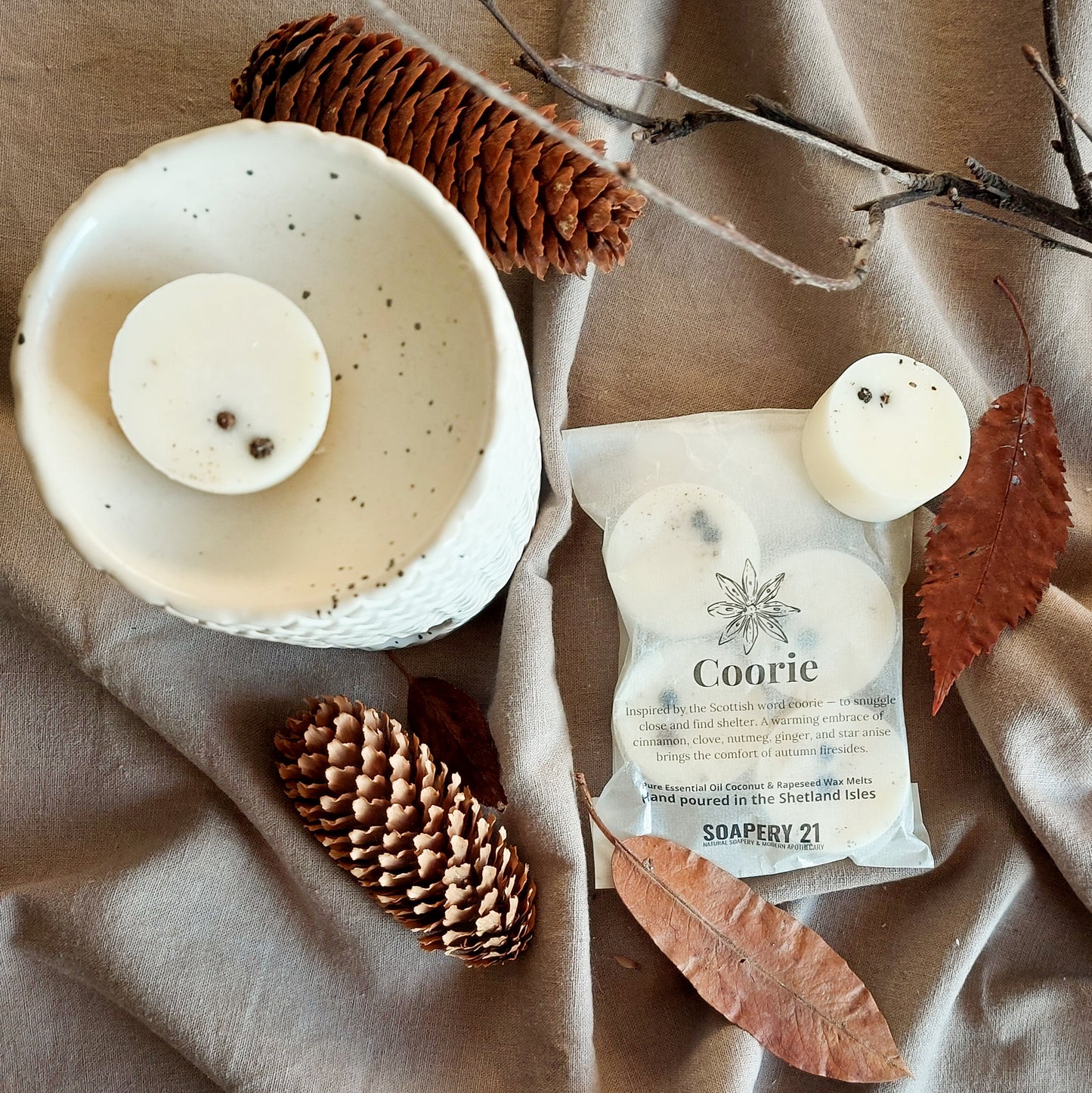 COORIE Wax Melts | Fireside Spiced Autumn Scent