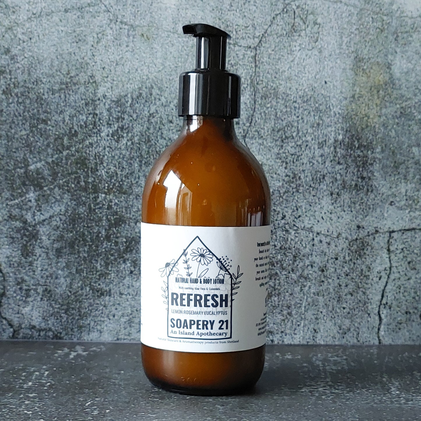 REFRESH Nourishing Hand & Body Lotion – Lemon, Rosemary & Eucalyptus