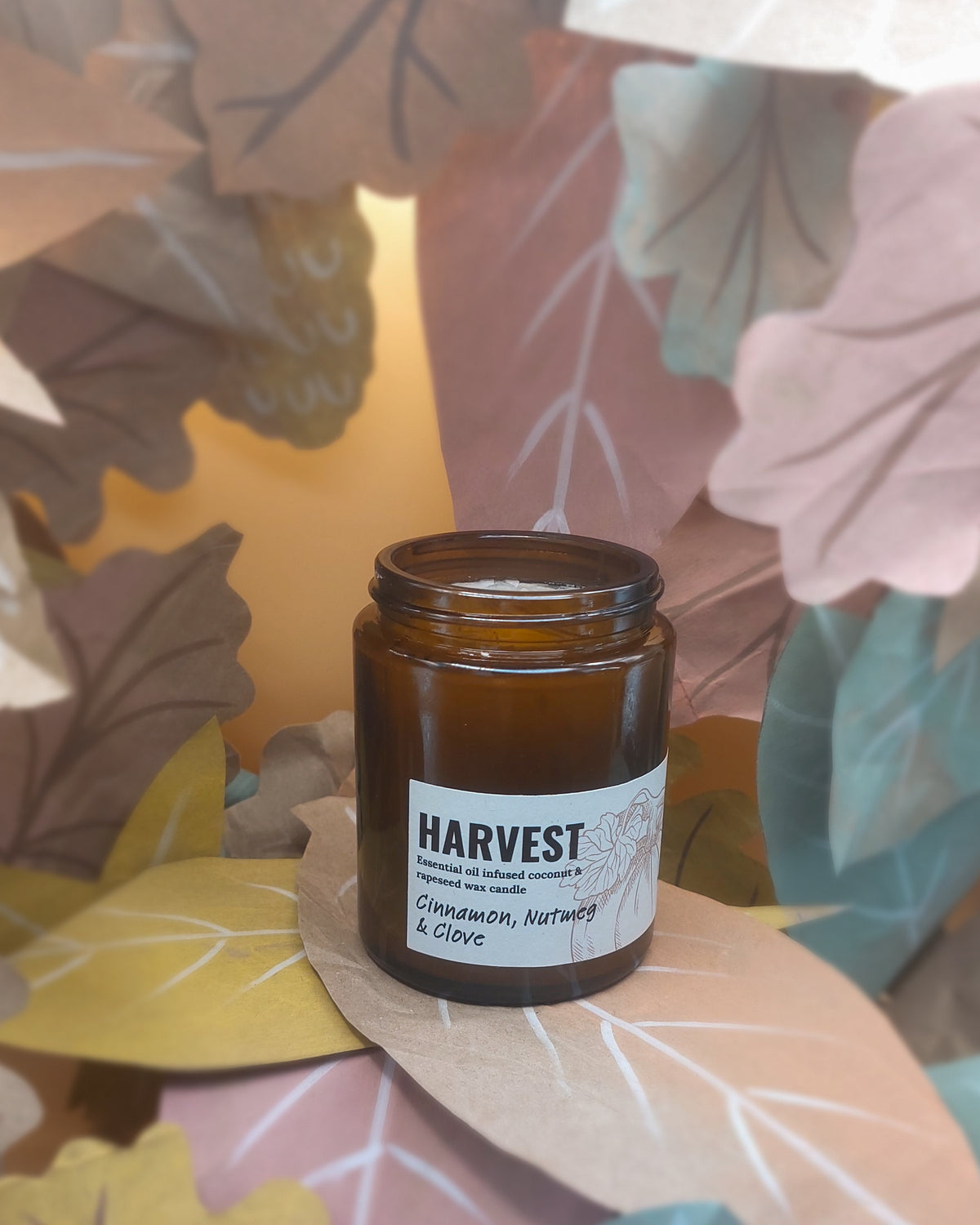 HARVEST candle| Pumpkin Spiced Autumn Scent