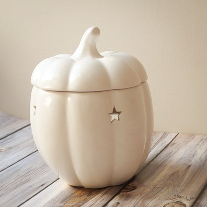 Ceramic Pumpkin Wax & Oil Burner | Cosy Autumn Home Decor