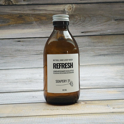 REFRESH Hand & Body Wash – Lemon, Rosemary & Eucalyptus