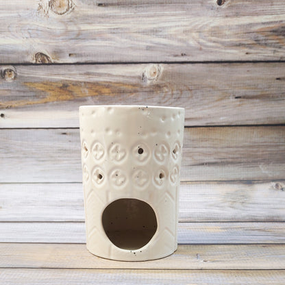 Circles Ceramic Wax & Oil Burner | Decorative & Cosy Home Fragrance