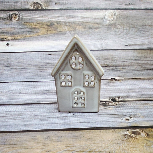 CERAMIC HOUSE TEALIGHT HOLDER