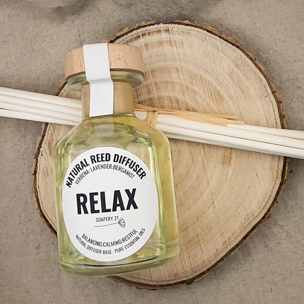 RELAX Reed Diffuser | Calming, Soothing & Unwinding – Soapery 21