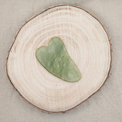 Jade Gua Sha – Facial Massage Tool with Giftbag & Guide