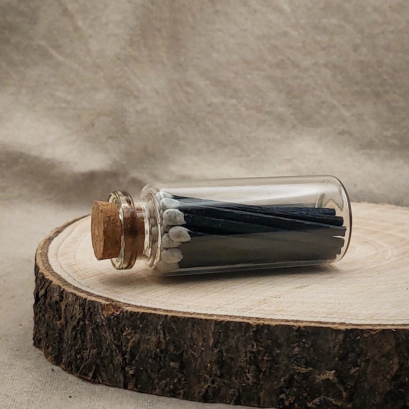 Small Jar of Matches – Decorative & Perfect for Candles