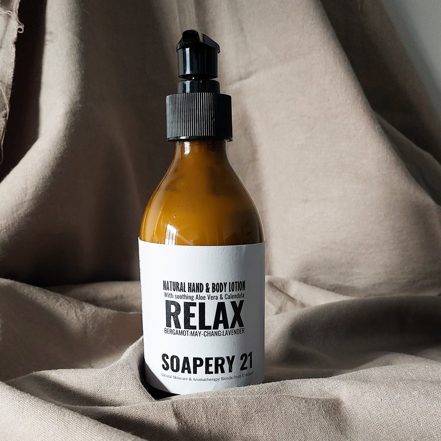 RELAX Nourishing Hand & Body Lotion – Bergamot, May Chang & Lavender