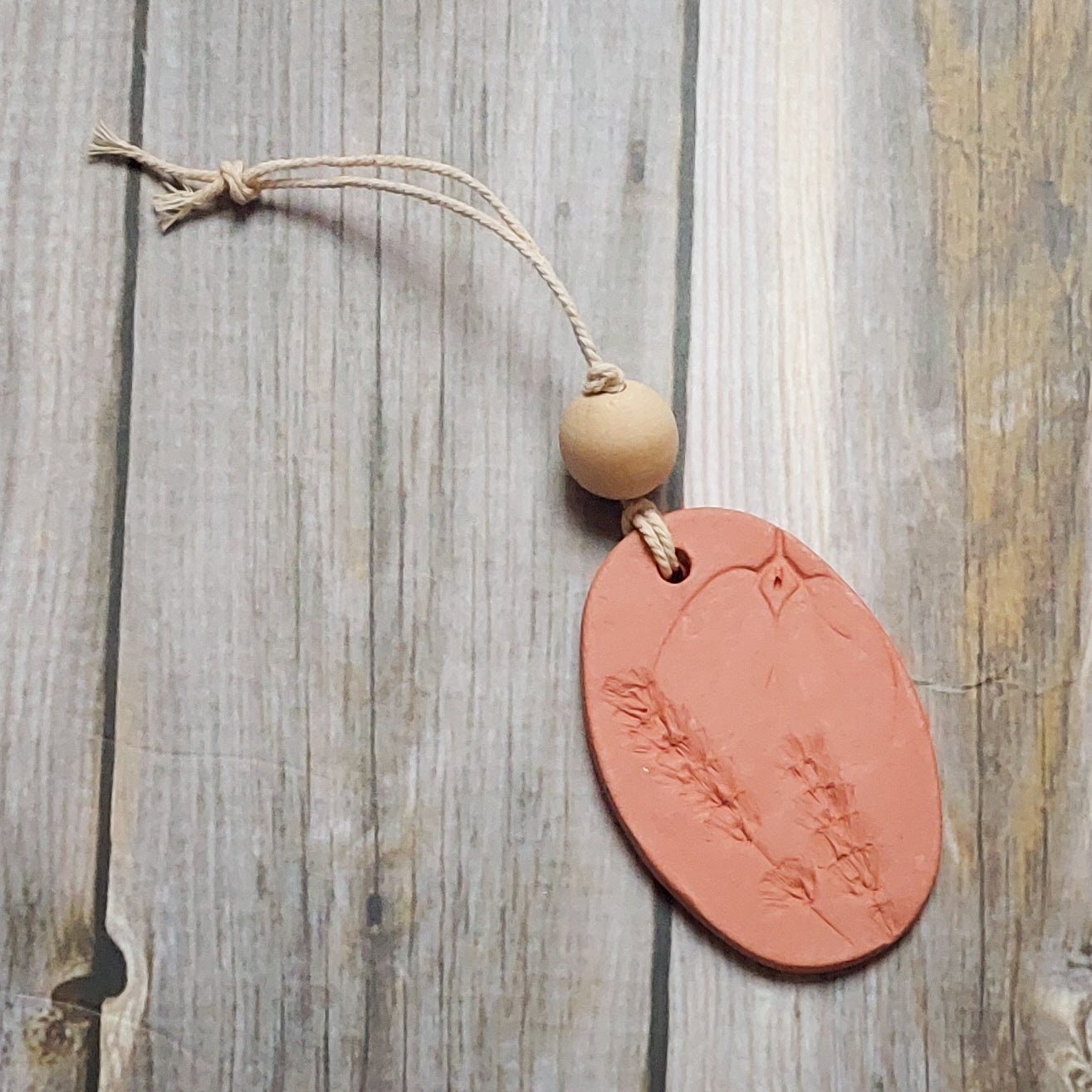 Botanical Clay Pomander|Natural Hanging Decoration for Essential Oils
