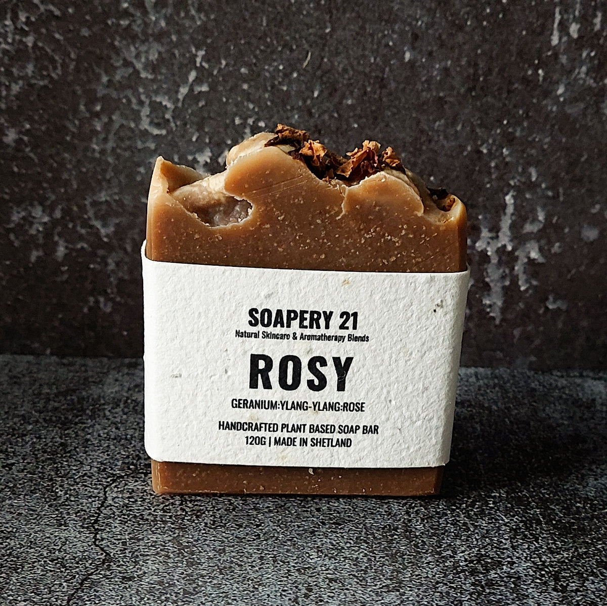 ROSY Soap Bar | Uplifting Sweet Orange & Geranium