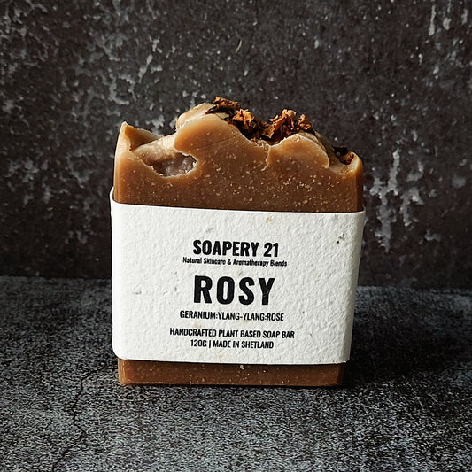 ROSY Soap Bar | Uplifting Sweet Orange & Geranium