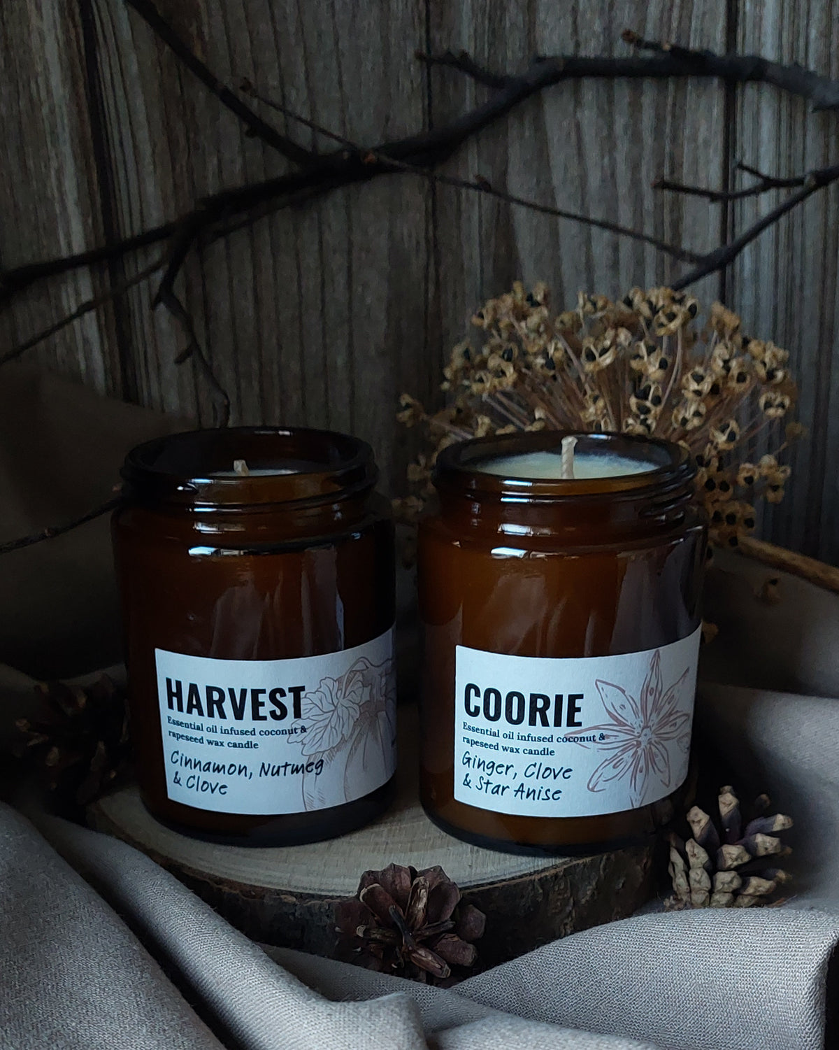 COORIE candle| Autumn Fireside Scent